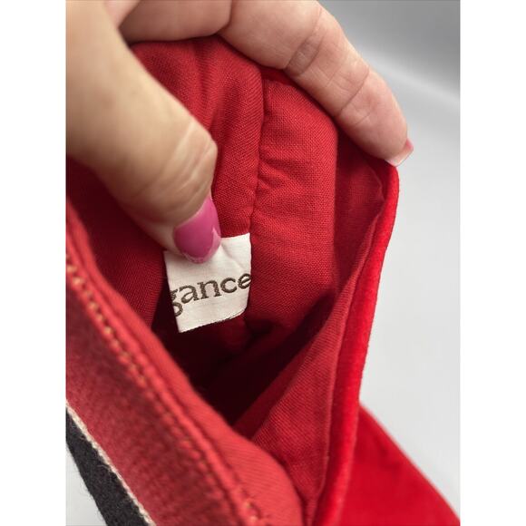 Imperial Elegance Wool Needlepoint Christmas Stocking Old World Santa w/Baby 20" - Picture 8 of 9